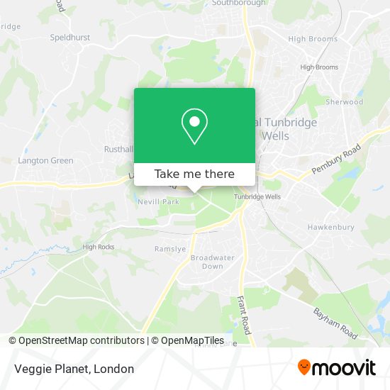 Veggie Planet map