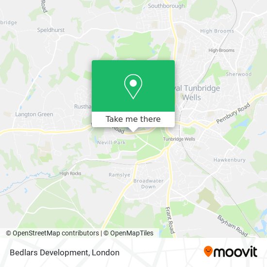 Bedlars Development map