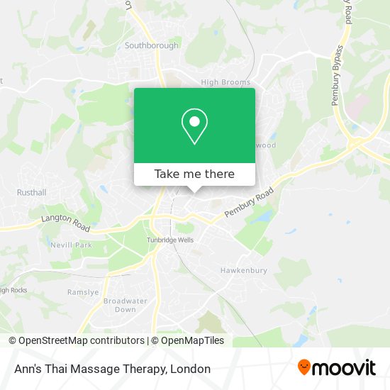 Ann's Thai Massage Therapy map