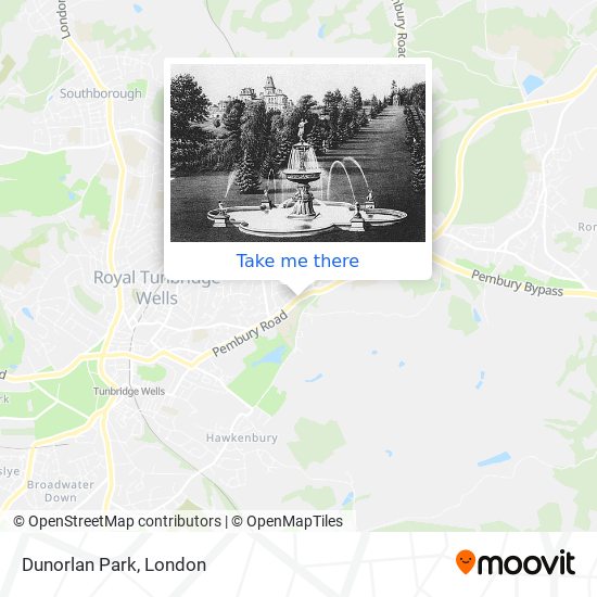 Dunorlan Park map