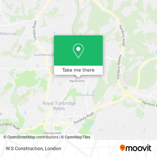 W.S Construction map