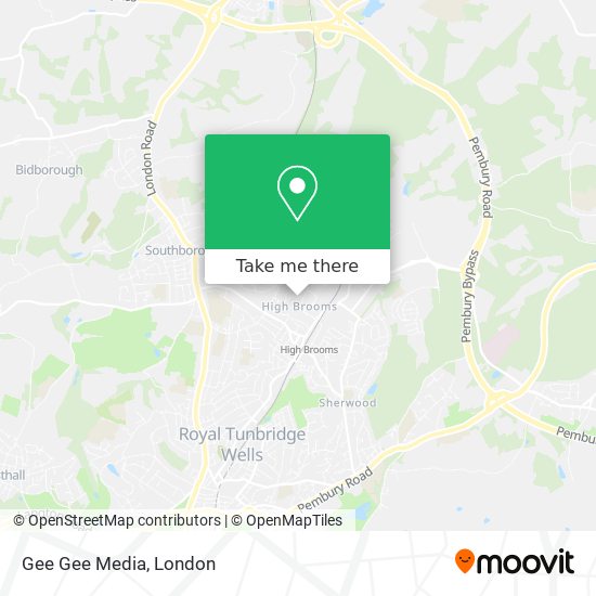 Gee Gee Media map