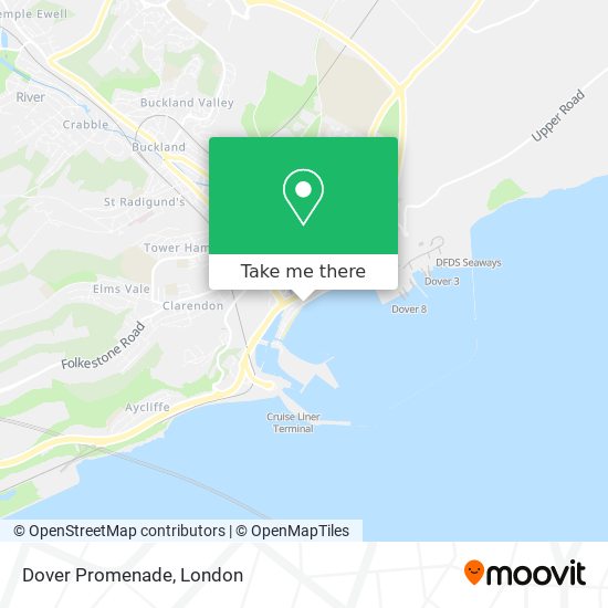 Dover Promenade map