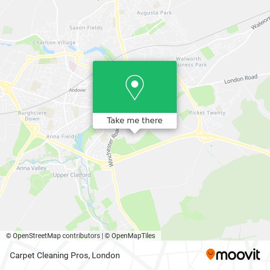 Carpet Cleaning Pros map