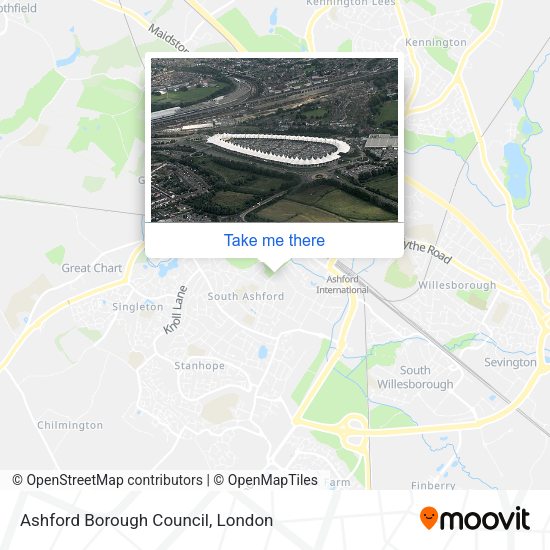 Ashford Borough Council map