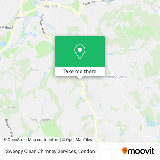 Sweepy Clean Chimney Services map