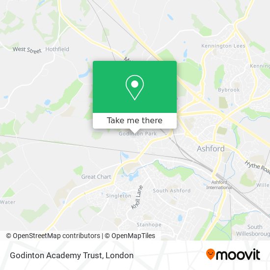 Godinton Academy Trust map