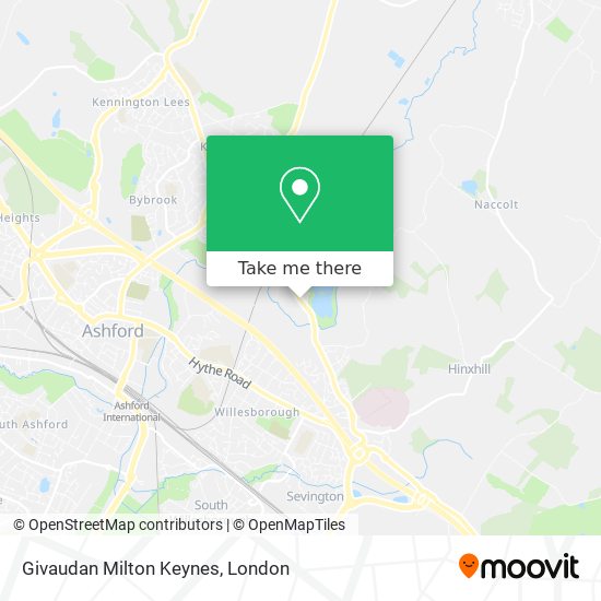 Givaudan Milton Keynes map