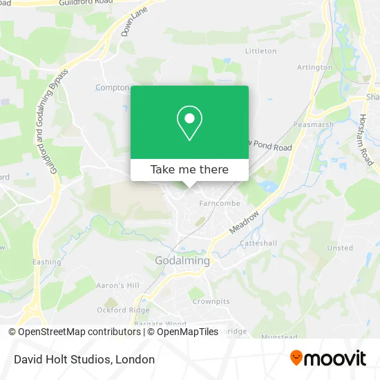 David Holt Studios map