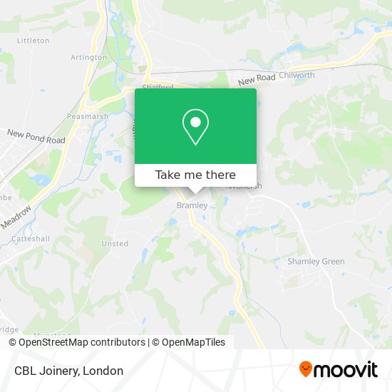 CBL Joinery map