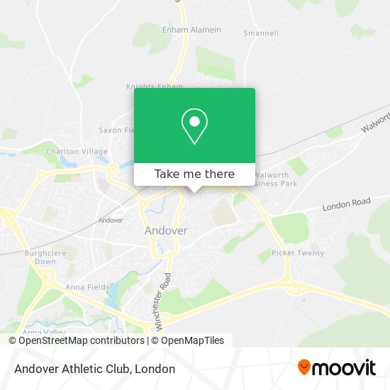 Andover Athletic Club map
