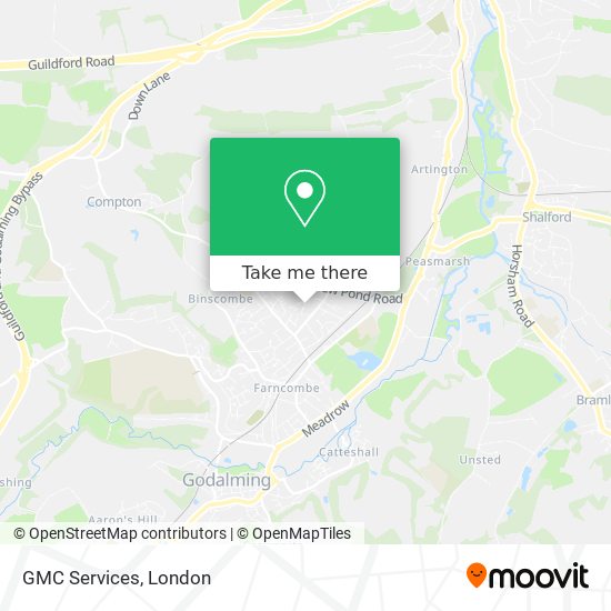 GMC Services map