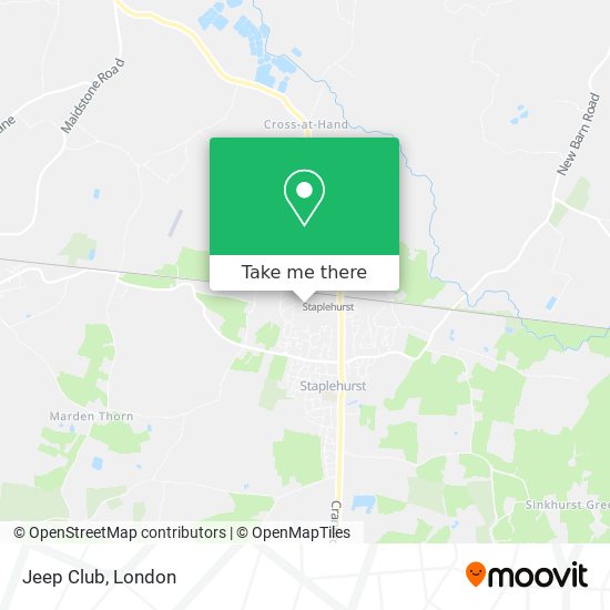Jeep Club map