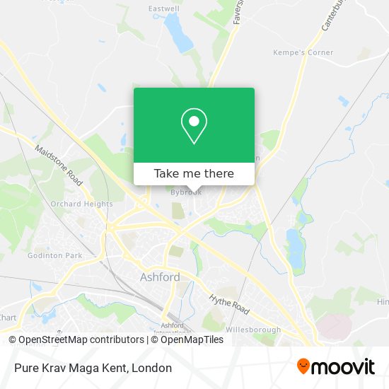 Pure Krav Maga Kent map