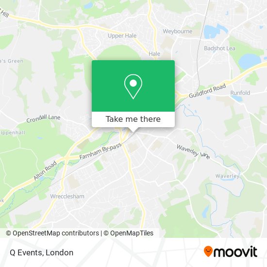 Q Events map