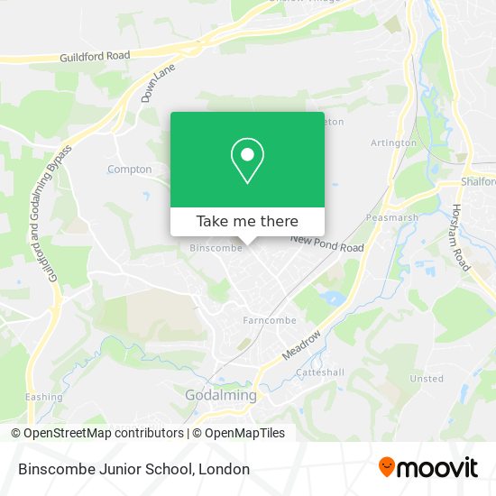 Binscombe Junior School map