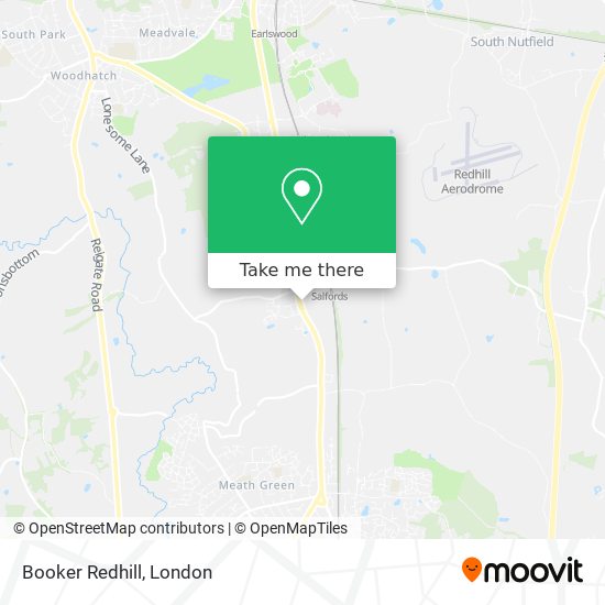 Booker Redhill map