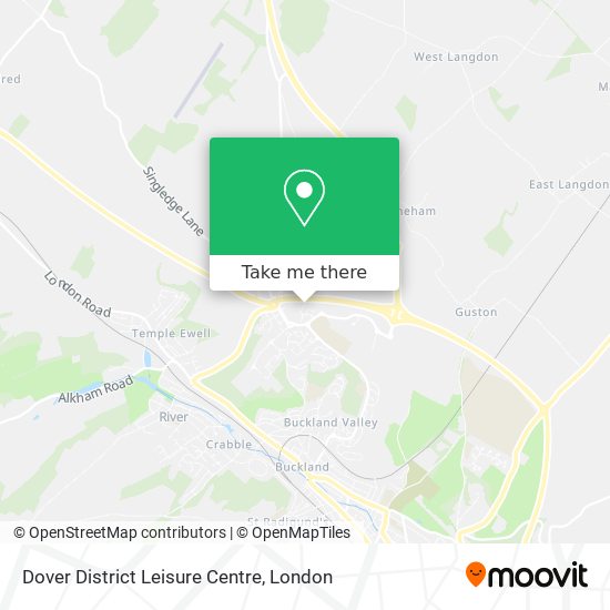Dover District Leisure Centre map