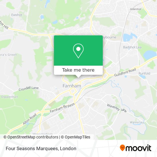 Four Seasons Marquees map