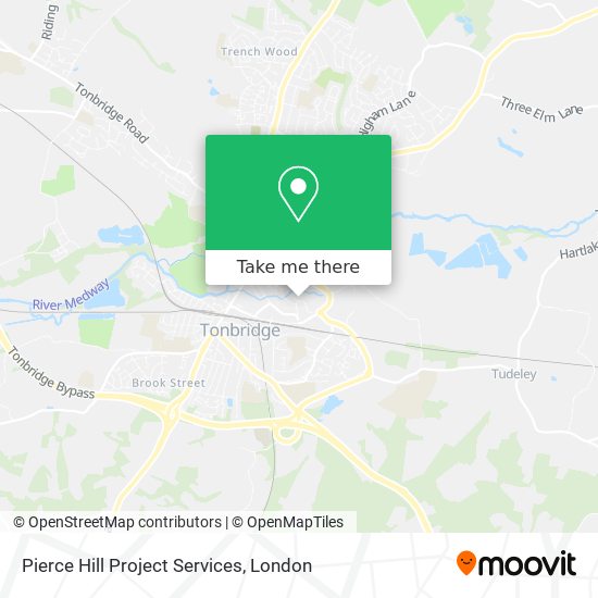 Pierce Hill Project Services map