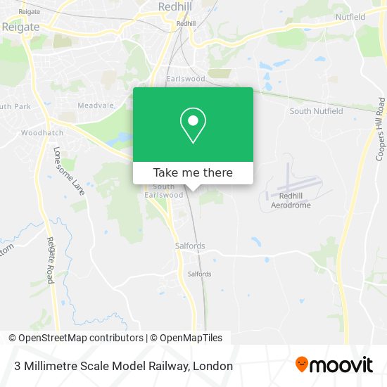 3 Millimetre Scale Model Railway map