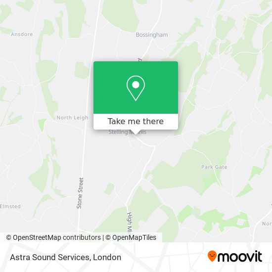 Astra Sound Services map