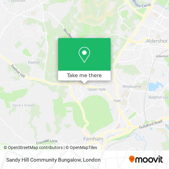 Sandy Hill Community Bungalow map