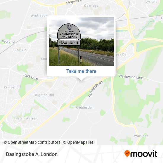 Basingstoke A map