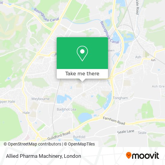 Allied Pharma Machinery map