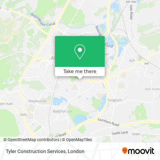 Tyler Construction Services map