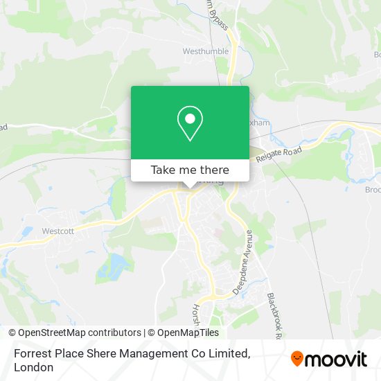 Forrest Place Shere Management Co Limited map