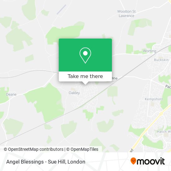 Angel Blessings - Sue Hill map