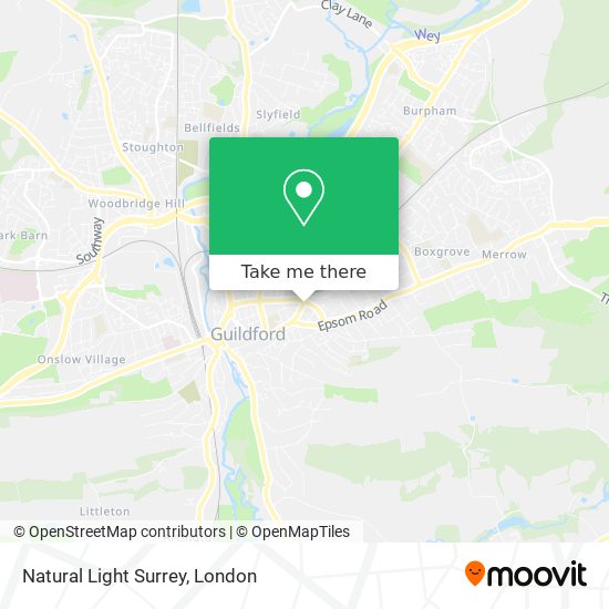 Natural Light Surrey map
