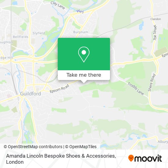 Amanda Lincoln Bespoke Shoes & Accessories map