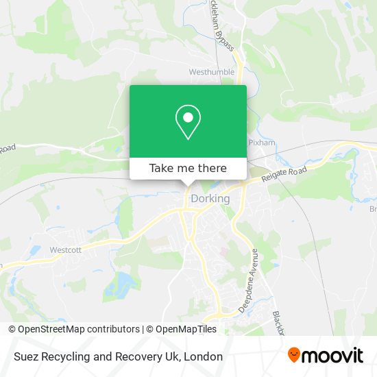 Suez Recycling and Recovery Uk map