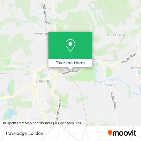 Travelodge map