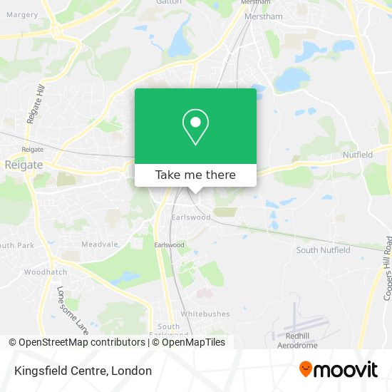 Kingsfield Centre map