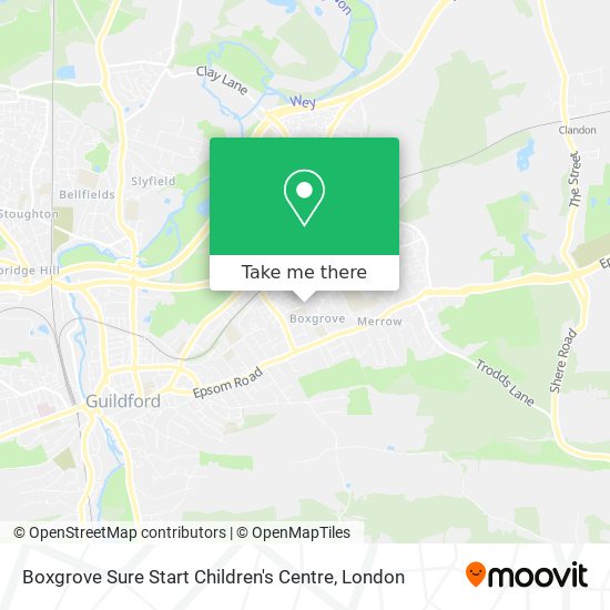 Boxgrove Sure Start Children's Centre map