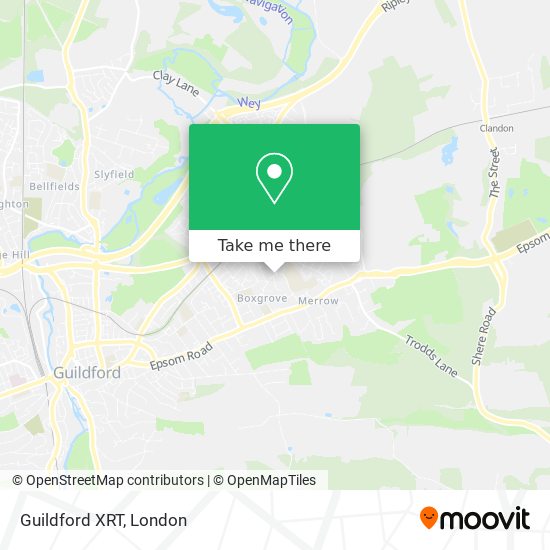 Guildford XRT map