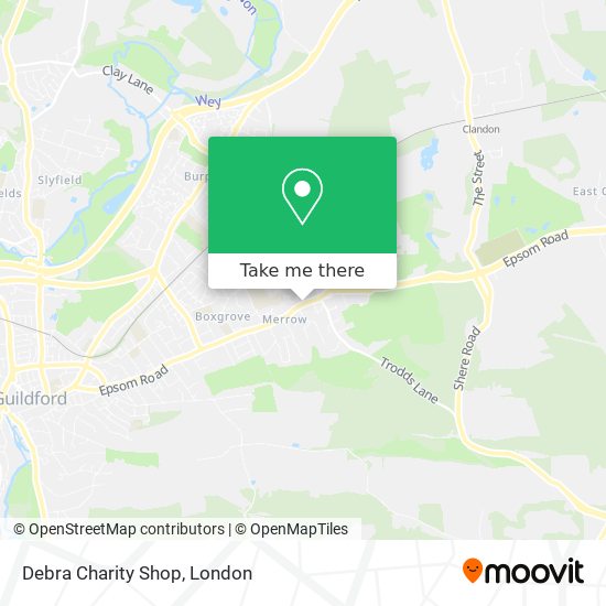 Debra Charity Shop map