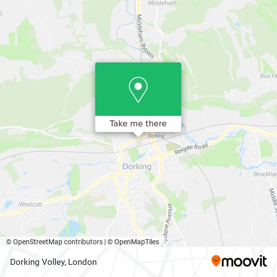 Dorking Volley map