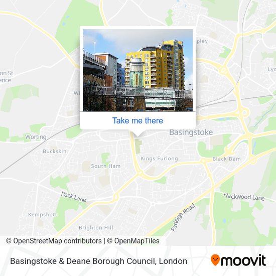 Basingstoke & Deane Borough Council map