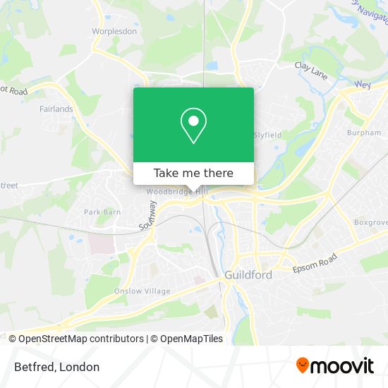 Betfred map
