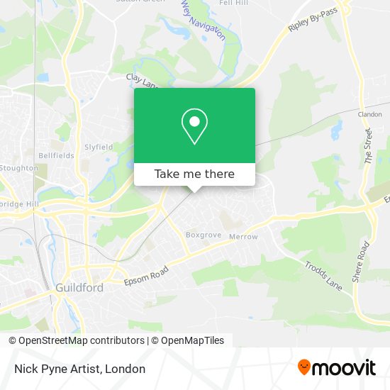 Nick Pyne Artist map