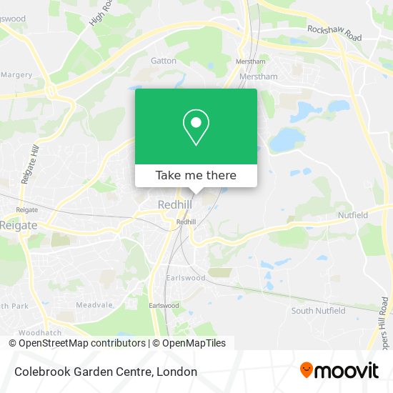 Colebrook Garden Centre map
