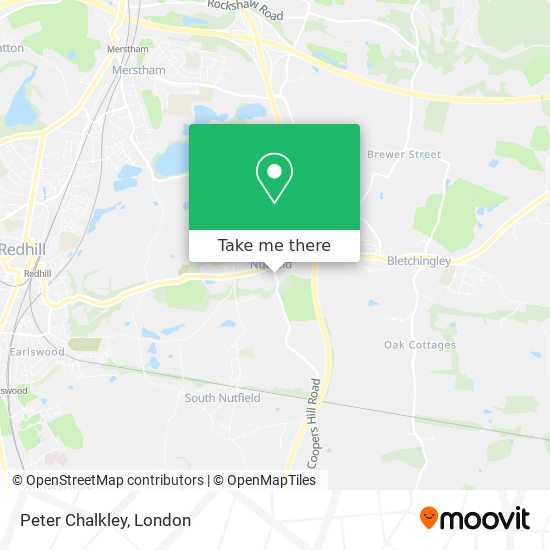 Peter Chalkley map