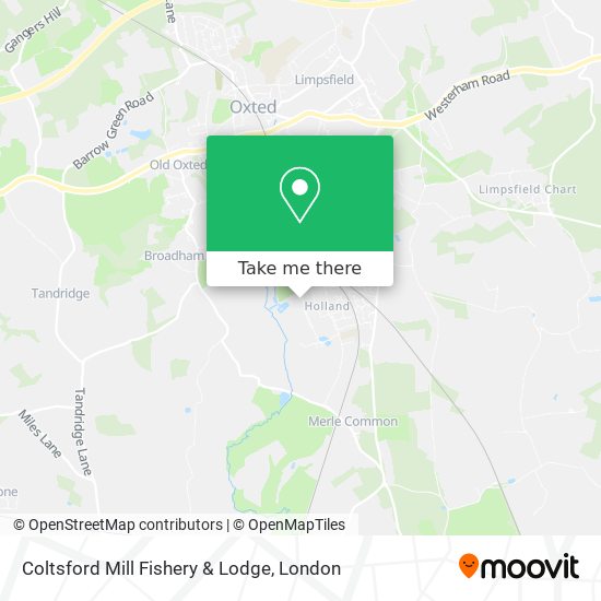 Coltsford Mill Fishery & Lodge map