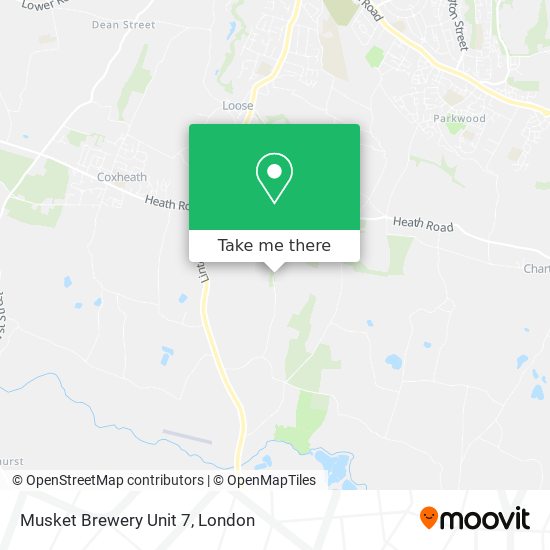 Musket Brewery Unit 7 map