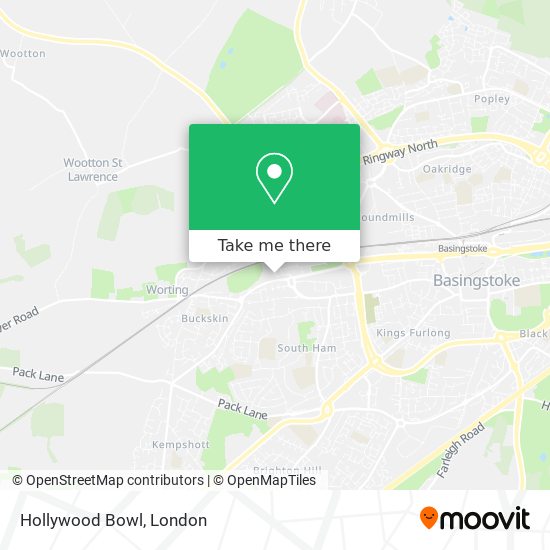 Hollywood Bowl map