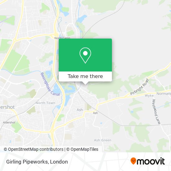 Girling Pipeworks map